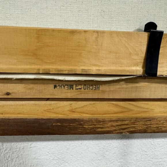 Vintage Original Still Life Floral Oil Painting on Canvas Framed Signed B. - Picture 6 of 10